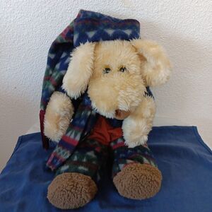 1997 Le Mutt Dog Plush Floppy Dog Outfit Pants Shoes Jacket Stocking Cap Fleece